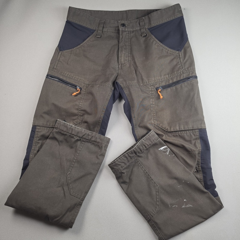 McKINLEY Pine M Trouser Mens Small Brown Technical Hiking Cargo Pants Trekking